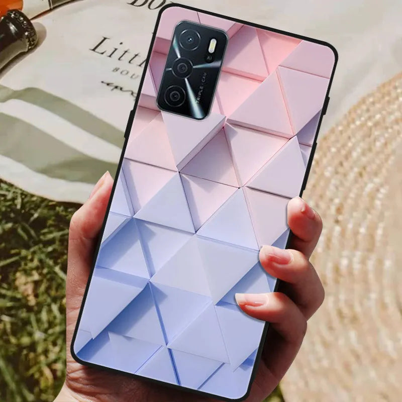 For OPPO A54s Case Soft TPU Phone Cases for Oppo A54S CPH2273 Silicon Cover for Coque OPPO A 54s A54 s 6.52" Black Bumper Fundas