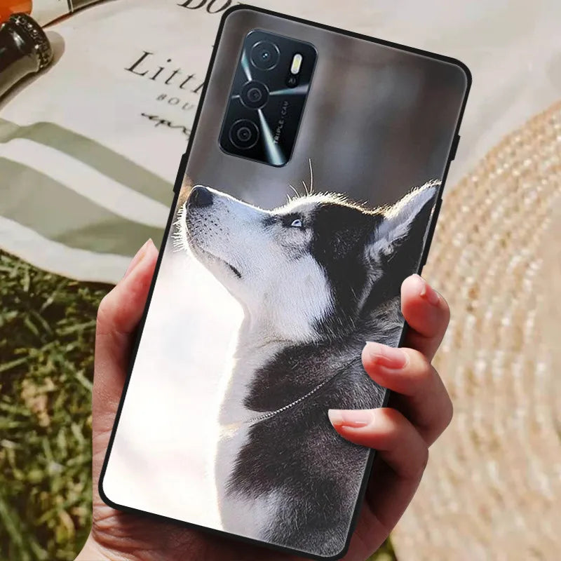For OPPO A54s Case Soft TPU Phone Cases for Oppo A54S CPH2273 Silicon Cover for Coque OPPO A 54s A54 s 6.52" Black Bumper Fundas
