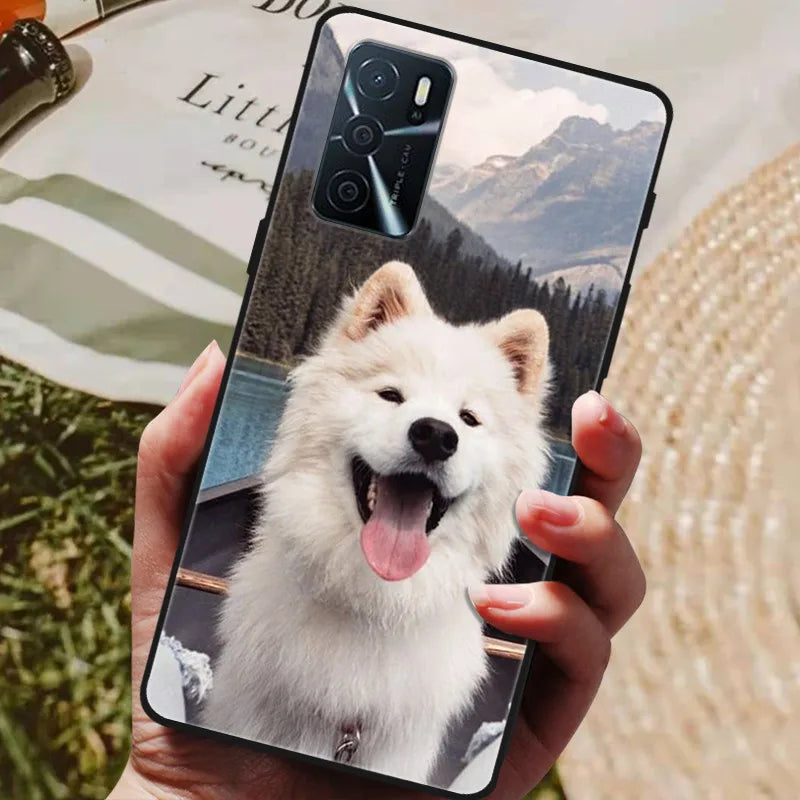 For OPPO A54s Case Soft TPU Phone Cases for Oppo A54S CPH2273 Silicon Cover for Coque OPPO A 54s A54 s 6.52" Black Bumper Fundas