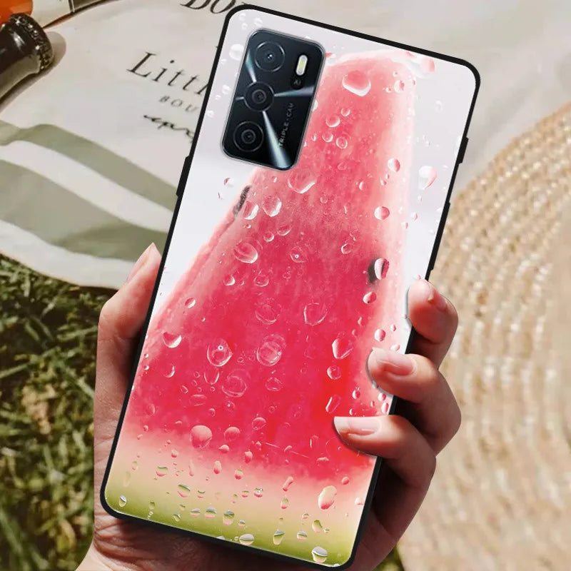 For OPPO A54s Case Soft TPU Phone Cases for Oppo A54S CPH2273 Silicon Cover for Coque OPPO A 54s A54 s 6.52" Black Bumper Fundas