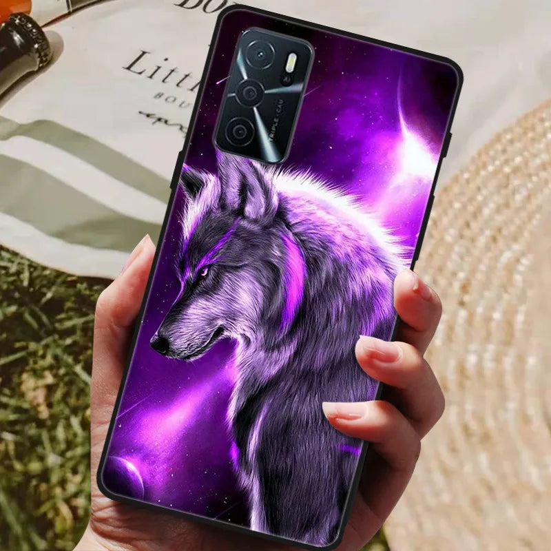 For OPPO A54s Case Soft TPU Phone Cases for Oppo A54S CPH2273 Silicon Cover for Coque OPPO A 54s A54 s 6.52" Black Bumper Fundas