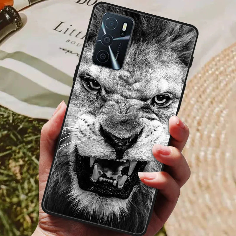 For OPPO A54s Case Soft TPU Phone Cases for Oppo A54S CPH2273 Silicon Cover for Coque OPPO A 54s A54 s 6.52" Black Bumper Fundas