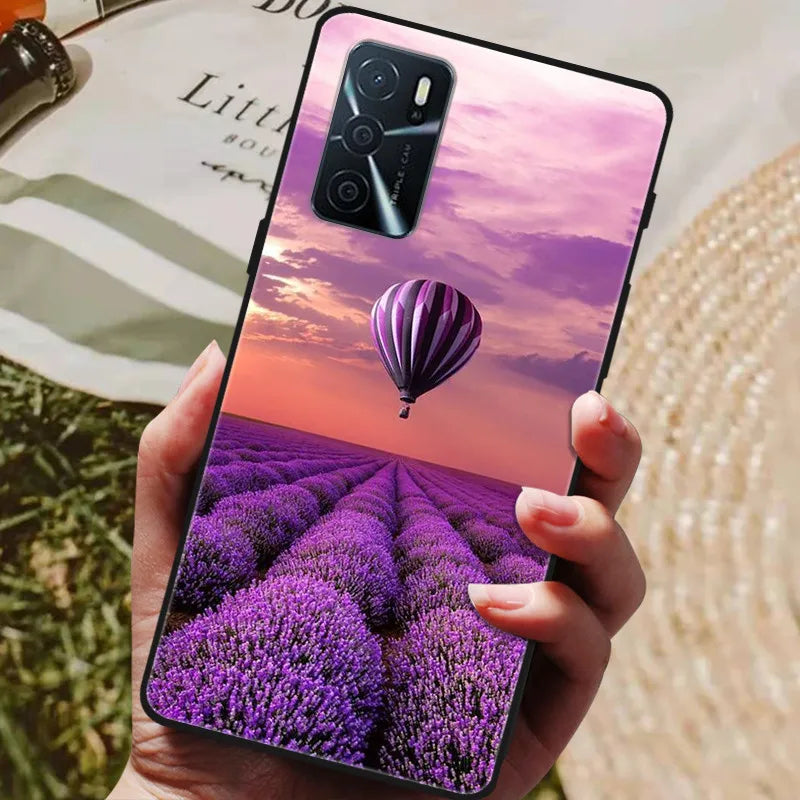 For OPPO A54s Case Soft TPU Phone Cases for Oppo A54S CPH2273 Silicon Cover for Coque OPPO A 54s A54 s 6.52" Black Bumper Fundas