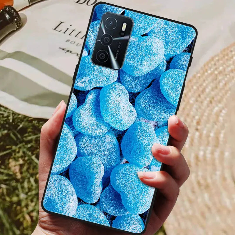 For OPPO A54s Case Soft TPU Phone Cases for Oppo A54S CPH2273 Silicon Cover for Coque OPPO A 54s A54 s 6.52" Black Bumper Fundas