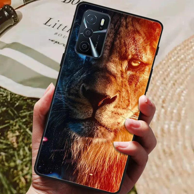 For OPPO A54s Case Soft TPU Phone Cases for Oppo A54S CPH2273 Silicon Cover for Coque OPPO A 54s A54 s 6.52" Black Bumper Fundas