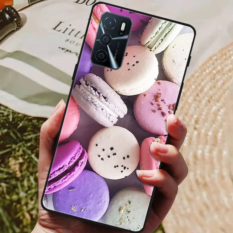 For OPPO A54s Case Soft TPU Phone Cases for Oppo A54S CPH2273 Silicon Cover for Coque OPPO A 54s A54 s 6.52" Black Bumper Fundas