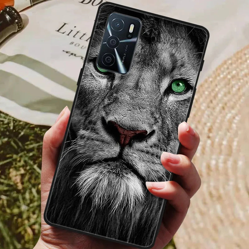 For OPPO A54s Case Soft TPU Phone Cases for Oppo A54S CPH2273 Silicon Cover for Coque OPPO A 54s A54 s 6.52" Black Bumper Fundas
