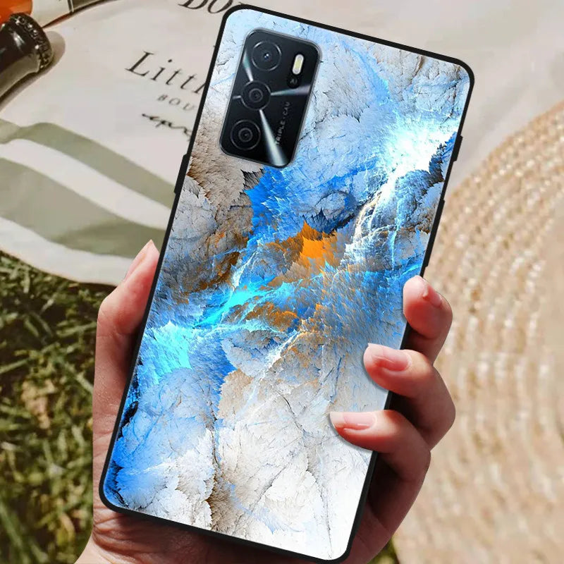 For OPPO A54s Case Soft TPU Phone Cases for Oppo A54S CPH2273 Silicon Cover for Coque OPPO A 54s A54 s 6.52" Black Bumper Fundas