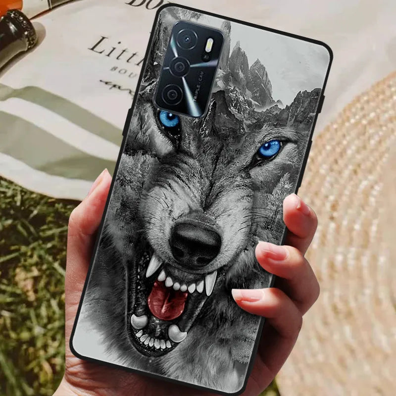 For OPPO A54s Case Soft TPU Phone Cases for Oppo A54S CPH2273 Silicon Cover for Coque OPPO A 54s A54 s 6.52" Black Bumper Fundas