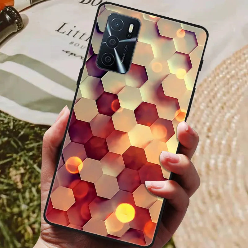 For OPPO A54s Case Soft TPU Phone Cases for Oppo A54S CPH2273 Silicon Cover for Coque OPPO A 54s A54 s 6.52" Black Bumper Fundas