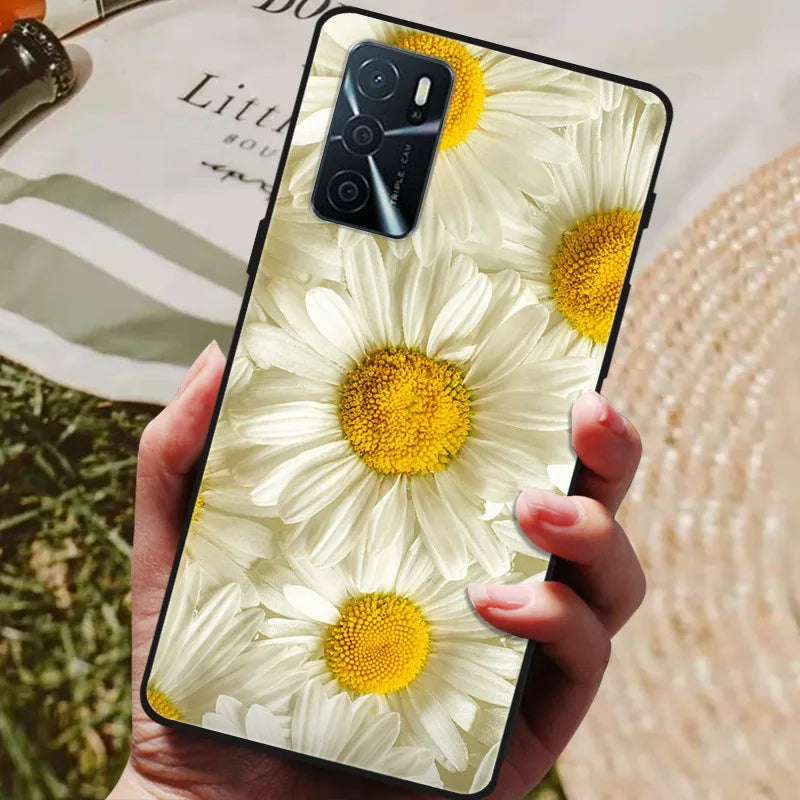 For OPPO A54s Case Soft TPU Phone Cases for Oppo A54S CPH2273 Silicon Cover for Coque OPPO A 54s A54 s 6.52" Black Bumper Fundas