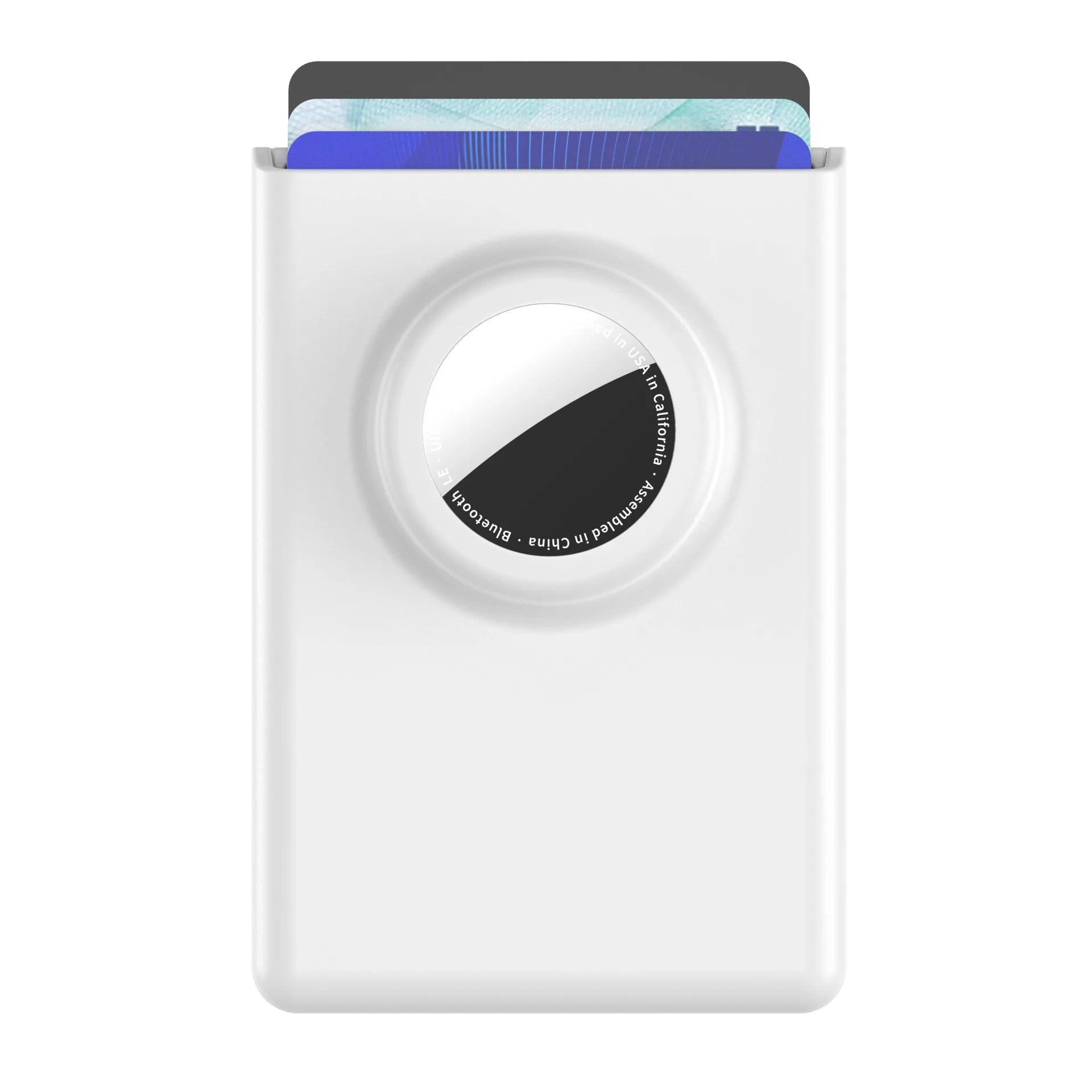 Magnetic Wallet with Anti-Loss Tracking Slot Compatible with AirTag Holder for iPhone 12-17Series Phone Magnetic Card Holder