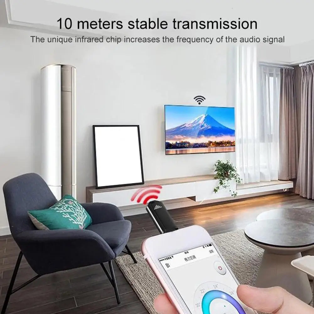 IR Appliances Wireless Infrared Remote Control Adapter Smart App Control Mobile Phone Infrared Transmitter For IPhone Mirco