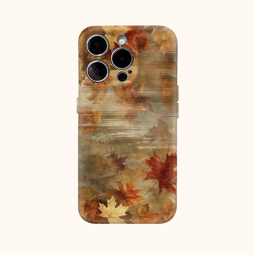 Autumn Reflections Vintage Phone Case for IPhone 17AIR 16E 16 15 14 13 12 11 17 Pro Max Plus Double-layer Back Cover