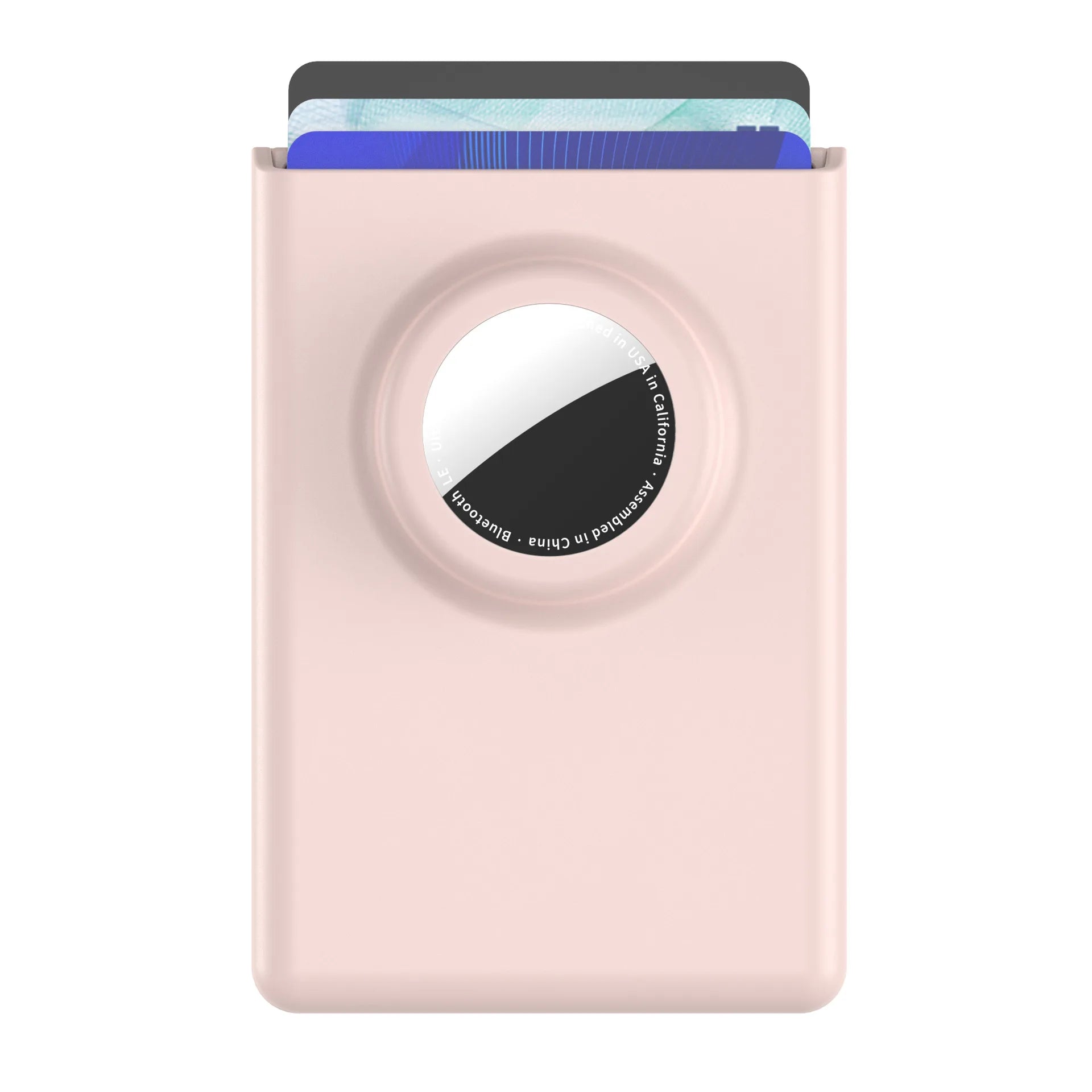 Magnetic Wallet with Anti-Loss Tracking Slot Compatible with AirTag Holder for iPhone 12-17Series Phone Magnetic Card Holder