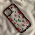 Christmas Tree Snowman Phone Case For iPhone 16 15 Pro Max 14 13 12 11 XR X XS Max 7 8 Plus SE 2020 Shockproof Clear Phone Cover
