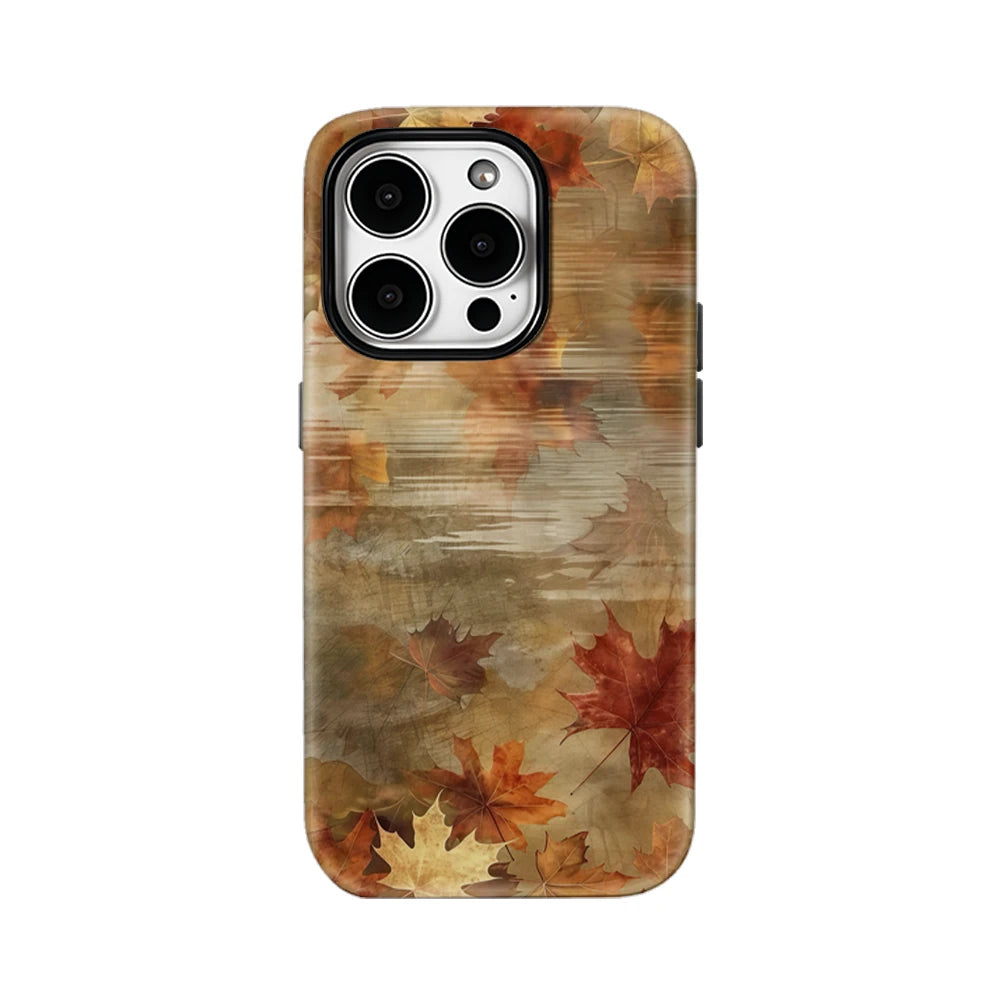 Autumn Reflections Vintage Phone Case for IPhone 17AIR 16E 16 15 14 13 12 11 17 Pro Max Plus Double-layer Back Cover